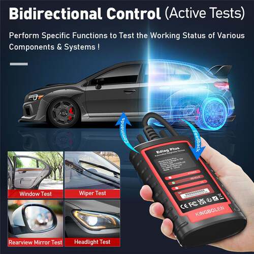 KINGBOLEN Ediag Plus OBD2 汽车检测仪诊断仪海外配置支持CANFD