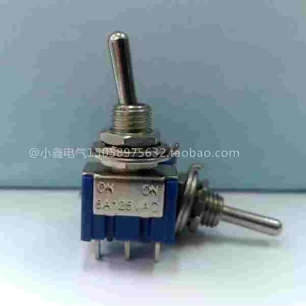 小型摇臂钮子开关 MTS-102 1极2通型(ON-ON) 6A