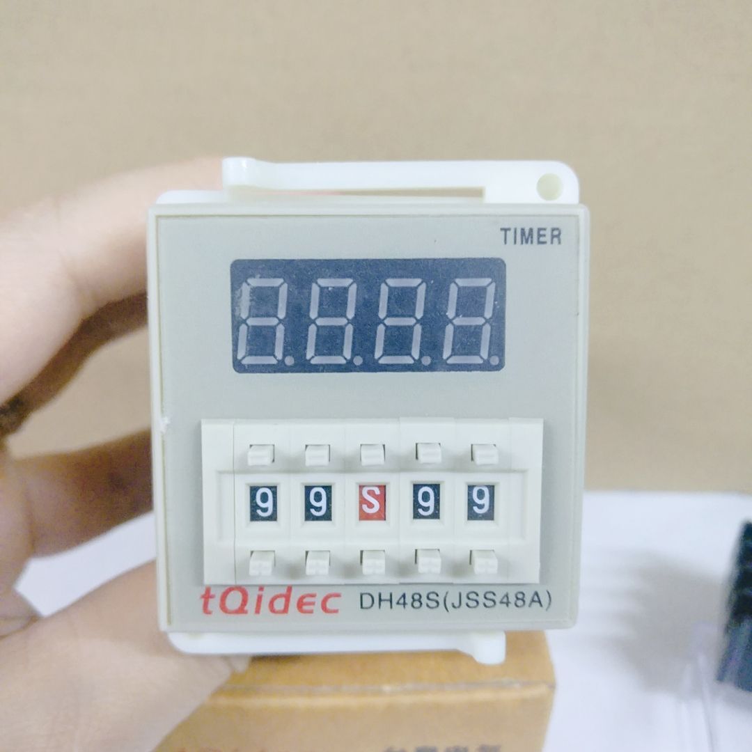 单时间段拨码数显时间继电器H5CN DH48S-2ZH  (0.01S-99H99M)