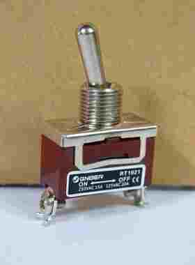 冈本工控 一极一通型摇柄钮子开关 RT-1021