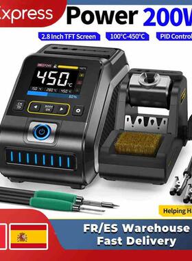 FNIRSI  200W Power Repaid Heating Soldering Iron Staion C210