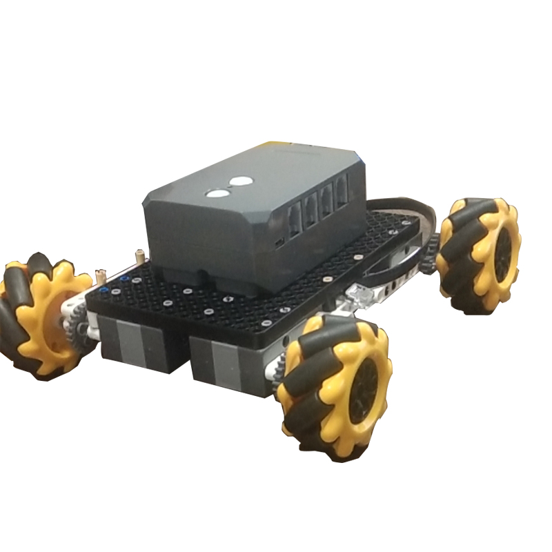 热销积木麦克纳姆轮+十字联轴器 积木轮儿童机器人玩具配件