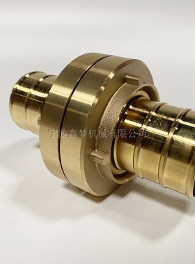 热销。IMPA33075 船8用德式消防皮龙接头国标水枪水管水带接扣纯