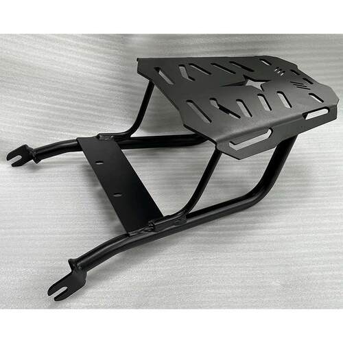 热销银钢蜜獾YG150-22H摩托改装配件黑色后尾箱铁质架货架靠背后