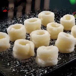 厨世伯中式甜甜圈手工白糖糕半成品300g油炸点心小吃酒店商用食材