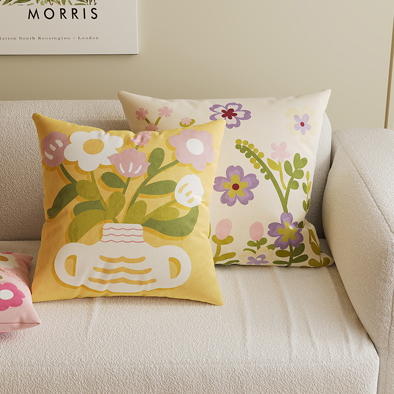 法式沙发抱枕套靠枕客厅装饰靠垫高级床头床上靠背腰枕含芯可拆洗