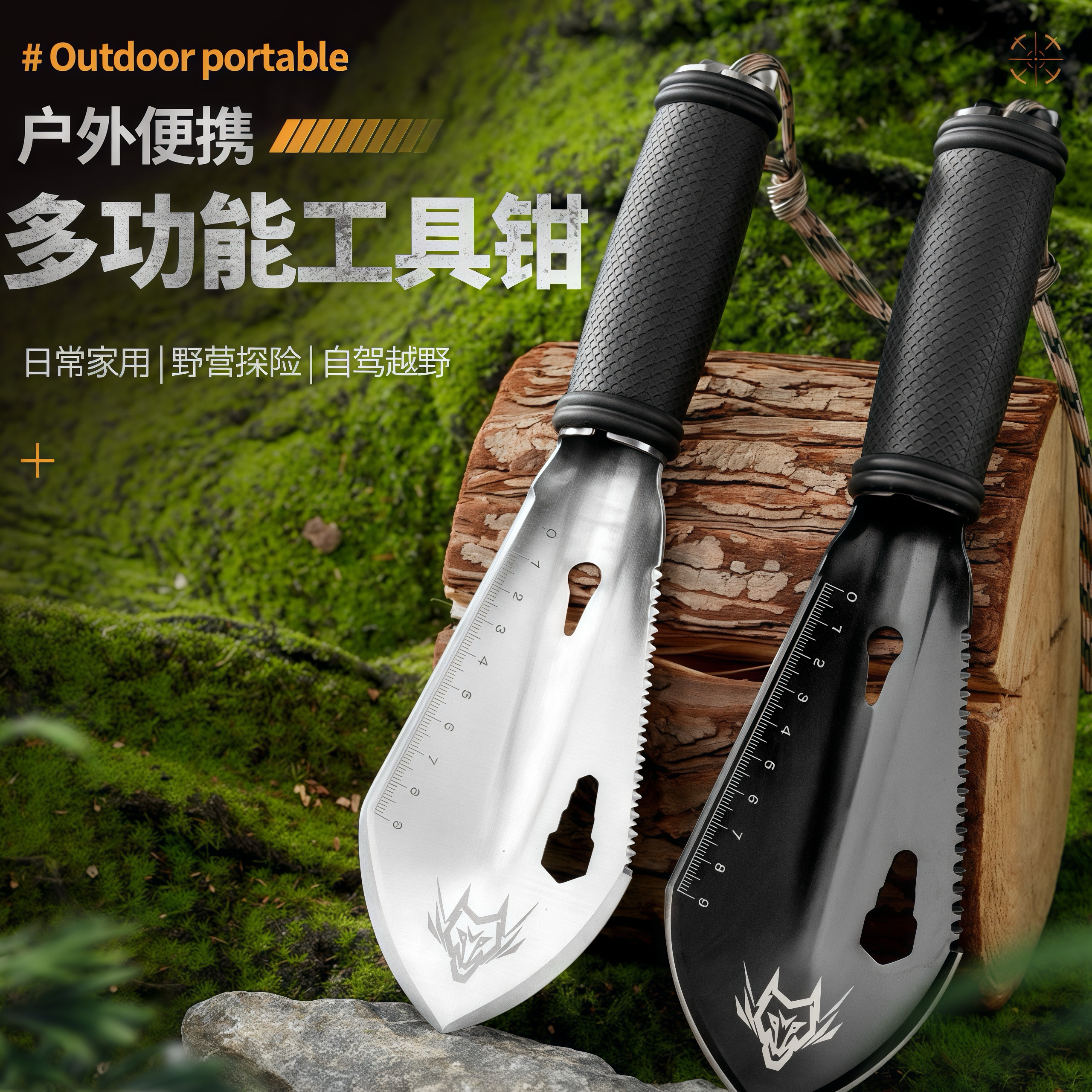 德国户外多功能便携工兵铲