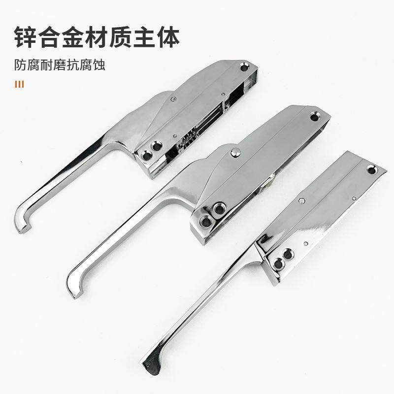 冷柜直形门锁拉手1240冷库门把手锁1200陈列柜安全拉手侧边安装