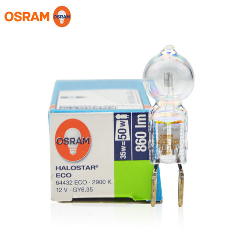。欧司朗卤素米泡64432 ECO 12V 35W 50W 2900K显微镜光学仪器灯