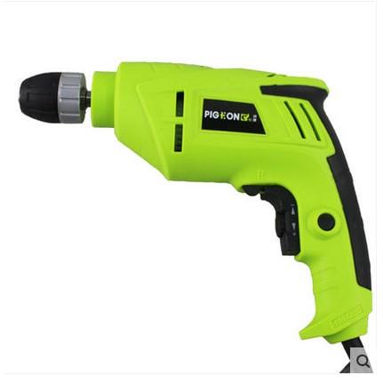 鸽牌大功率手枪电钻G6-10F彩钢机攻丝铜线正反转调速电动螺丝刀