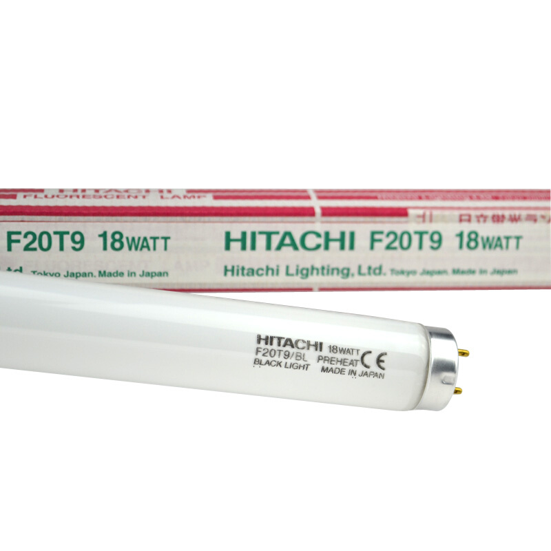 。日立紫外线灯管FL20T9/BL UV晒版固化灯20W诱蚊虫光管FL20S.BL