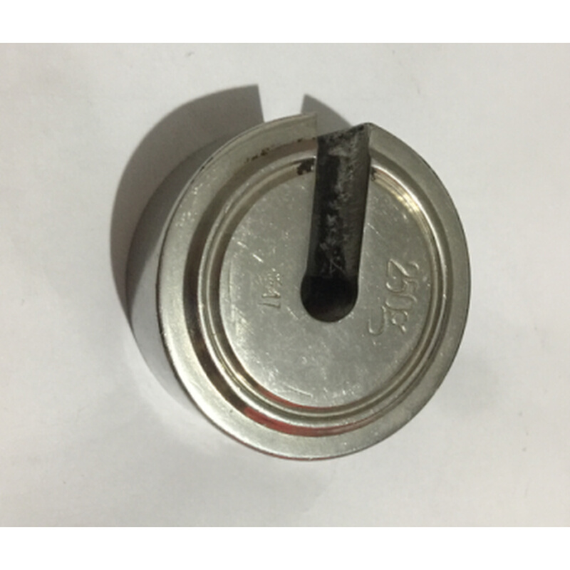 。钢开口砝码老式磅秤砣校正标定计量100-2kg自重标准有现货