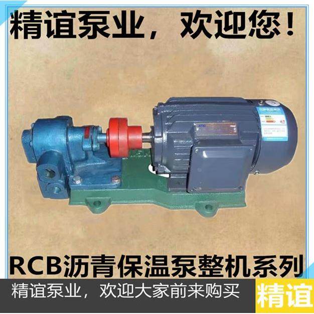 高温电动沥青泵RCB-1/2/3/5/-0.8树脂泵石蜡泵化工泵齿轮油泵整机