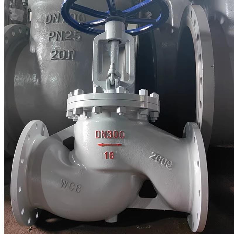 J41H-100C铸钢截止阀法兰碳钢耐高温截止阀蒸汽锅炉100公斤DN100