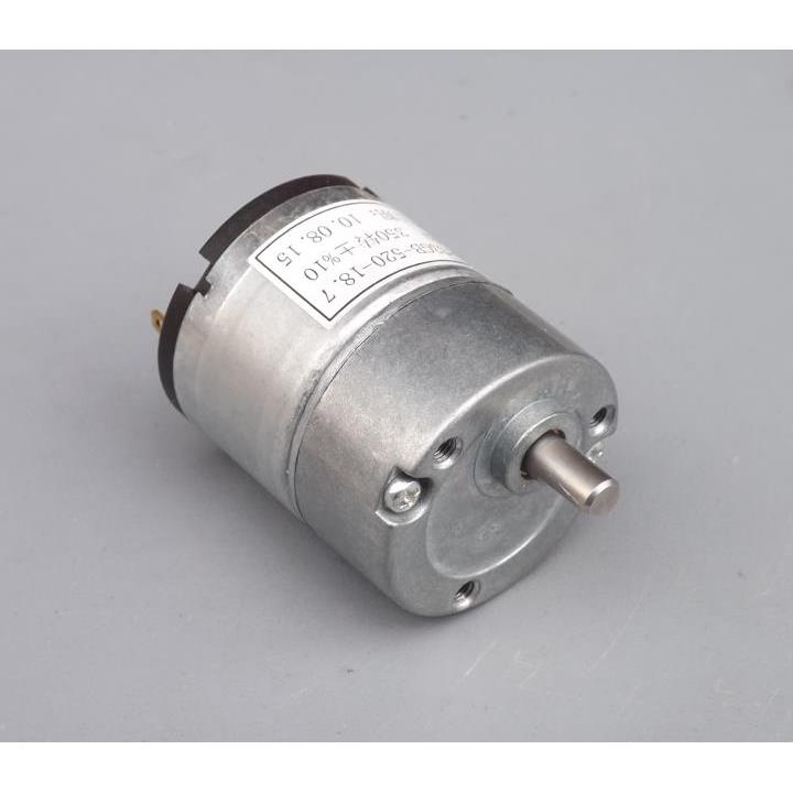 33GB-520直流减速电机 DC12V减速马达减速箱金属齿轮可正反转马达
