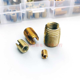 内外牙螺丝M3M4M5M6M8M10M12内外牙螺 自攻牙套 开槽型自攻螺套