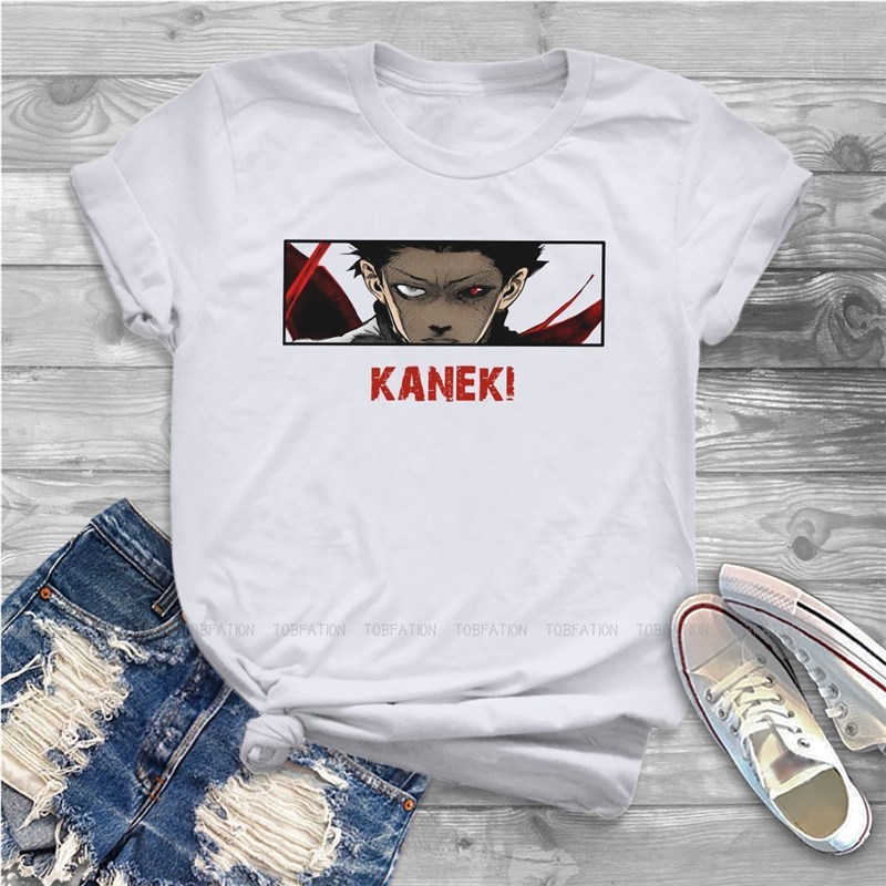 网红Kaneki TShirt For Women Tokyo Ghoul Touka Kirishima Ken