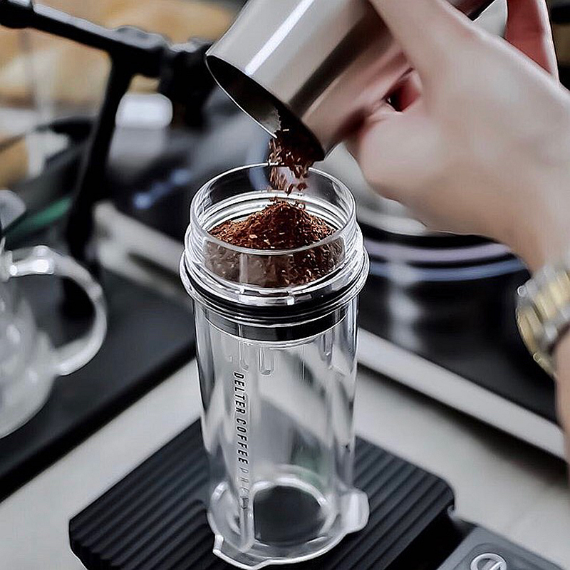 新款D特压家用美式滴滤机便携户外手压咖啡机精品手冲滴滤咖啡壶