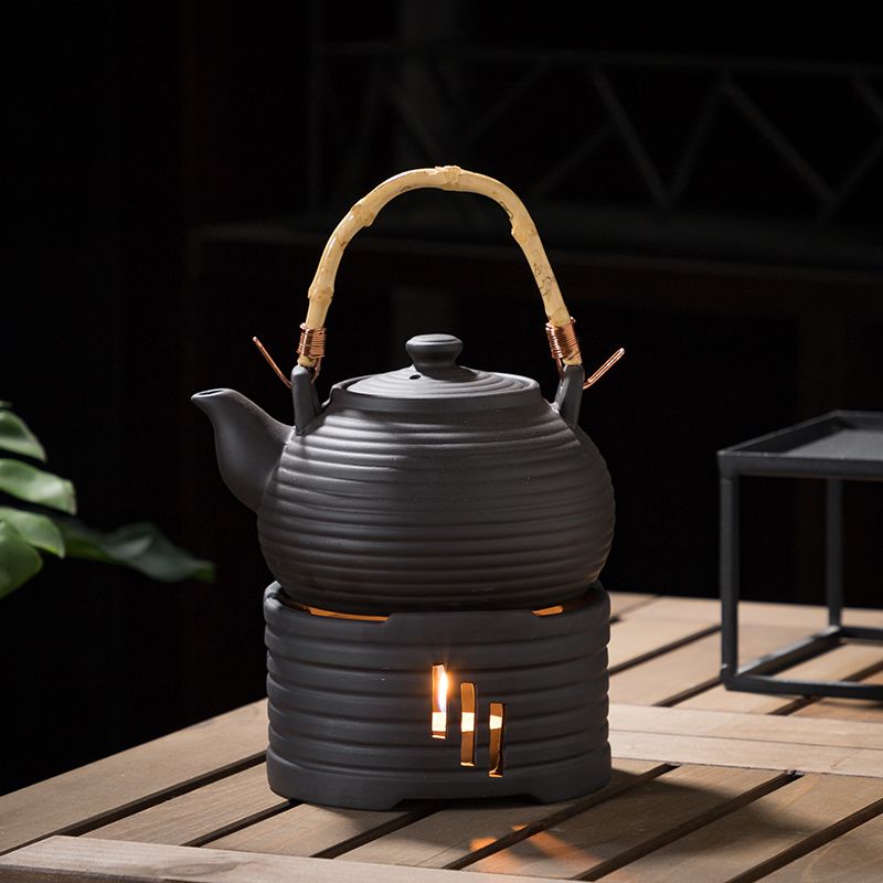 日式复古陶瓷温茶器茶壶