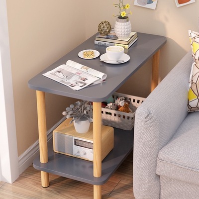 简易沙发边几茶几卧室床头小桌子床边桌客厅侧边柜迷你角几可移动