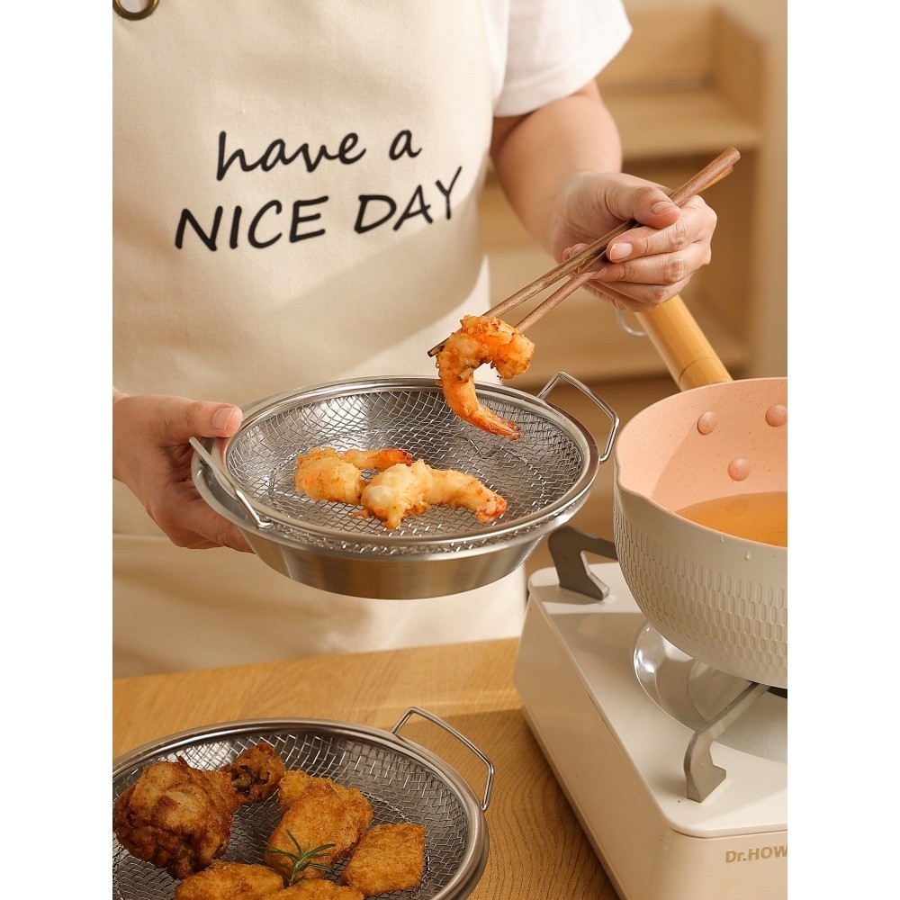 家用双层滤油盘厨房不锈钢沥油网架油炸串控油盘漏油托盘沥水盘子,厨房/烹饪用具,油炸锅,淘宝优惠券,粉丝福利购,淘宝优惠卷