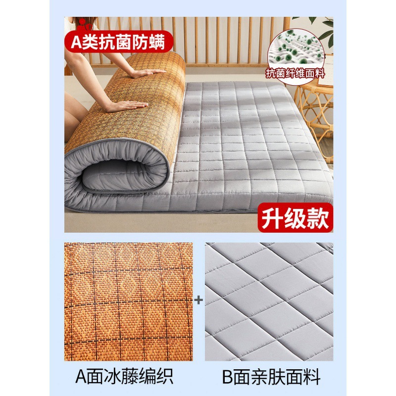 榻榻米夏季冰丝凉席床垫子软垫学生宿舍单人冬夏两用折叠薄款家用