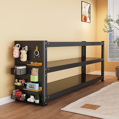 货架多层置物架落地二层三层架子家用厨房 角钢储物架