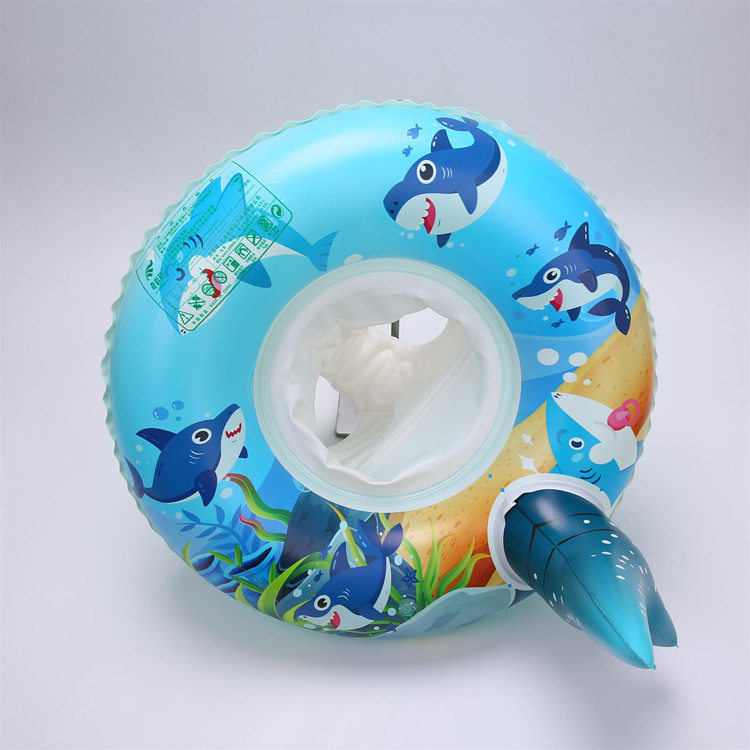儿童游泳圈美人鱼尾座圈小孩裤裆圈防掉游泳圈家用戏水圈现货