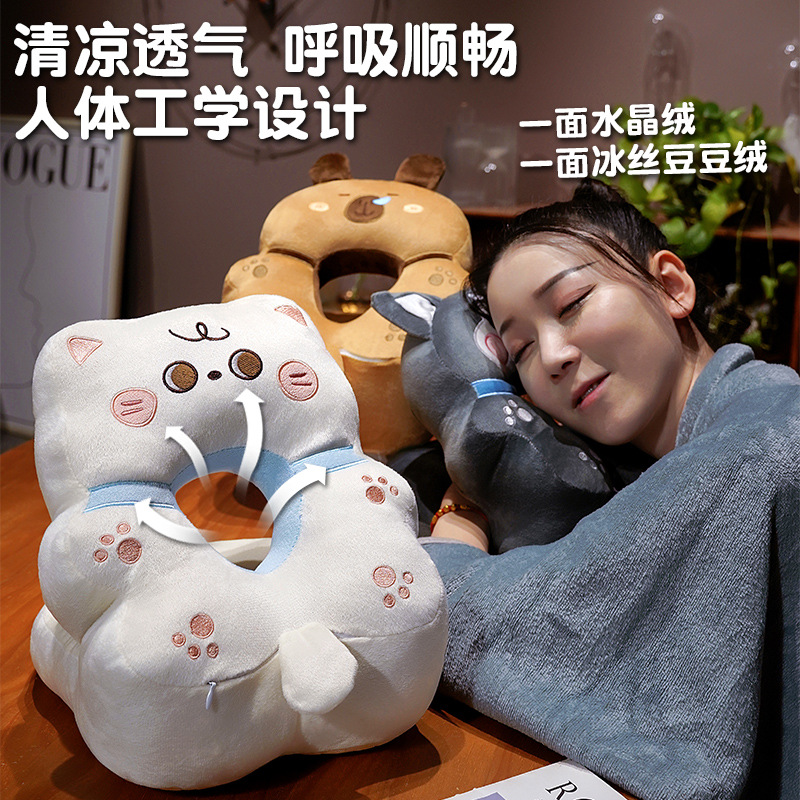 ?午睡枕趴睡枕办公室抱枕女生午休睡觉小学生儿童桌上枕头专