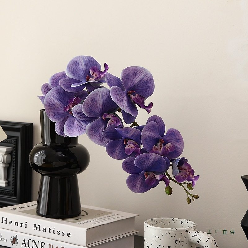 蝴蝶兰假花仿真花摆设花瓶小众高级感餐桌花艺摆件客厅轻奢装饰品,家居饰品,仿真花/假花,淘宝优惠券,粉丝福利购,淘宝优惠卷