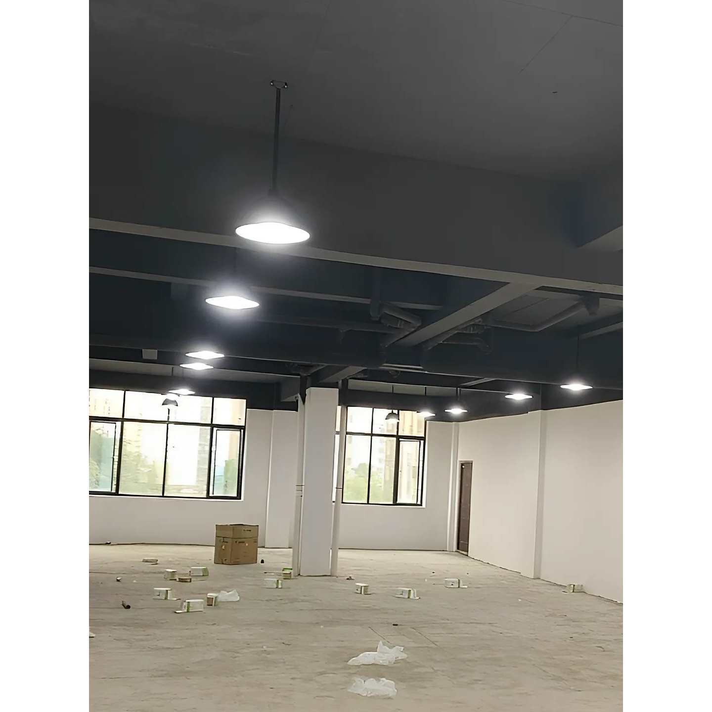 工矿灯厂房灯工厂仓库车间照明灯健身房工作室灯罩外壳工业风吊灯