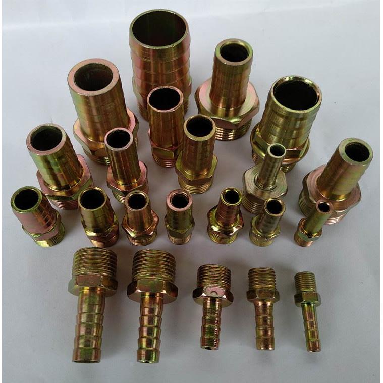 碳钢铁宝塔接头镀锌外牙水管接头快速接头皮管高压油管软管快插