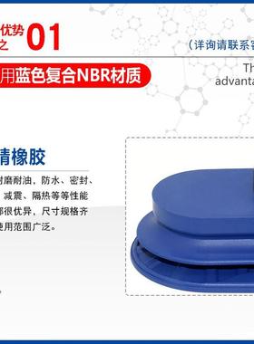 椭圆形机械手真空吸盘AFSF50*16  AFSB30*60 80*40 120*60  30*90