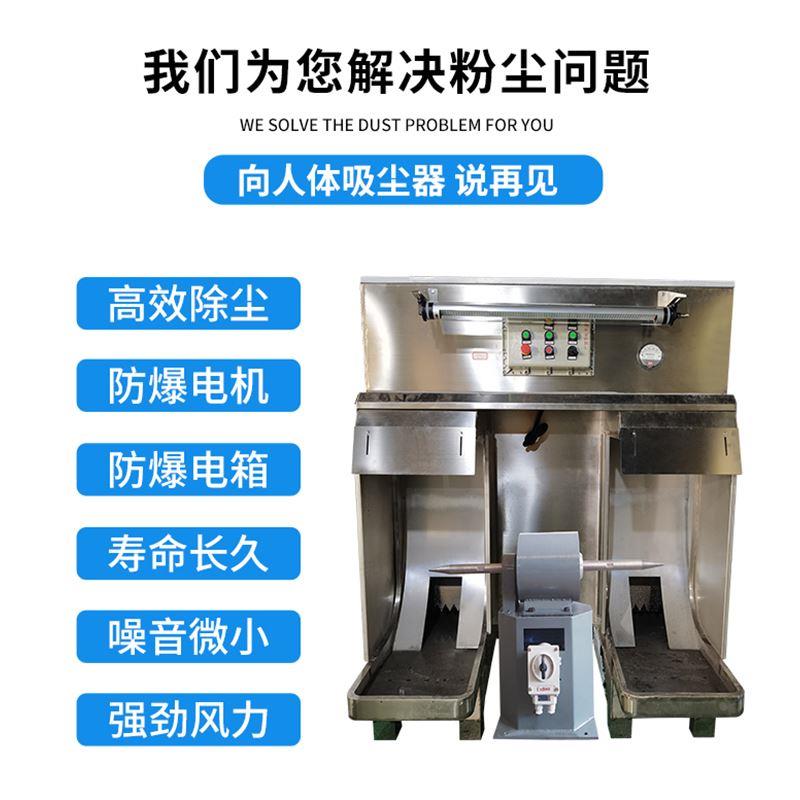 环保湿式防爆抛光除尘一体机金属铝件抛光打磨水式工业防爆吸尘器