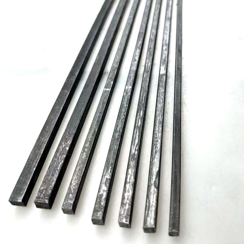 1米平键料45#钢平键A3条形钢平键销四方键棒方形键料D5D6D8D10-50