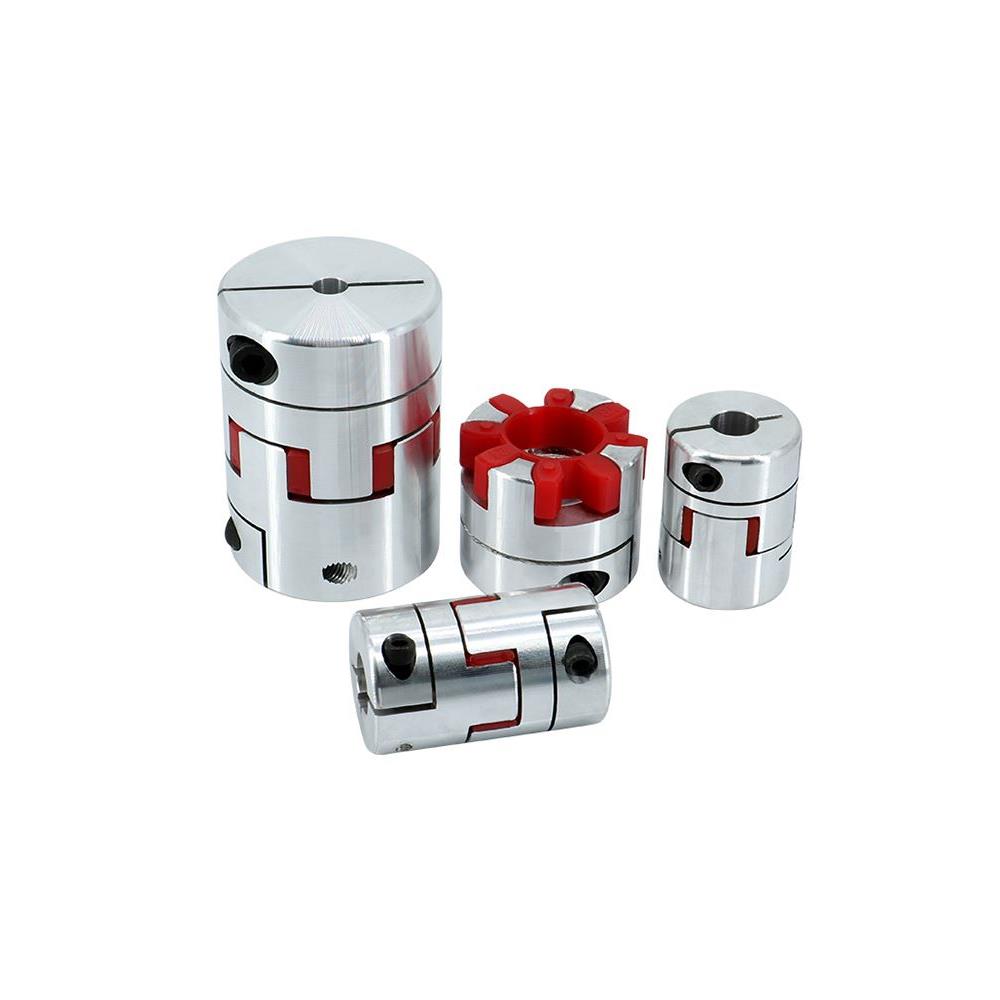 【HLTNC】梅花联轴器铝合金法兰丝杆数控机车床电机缓冲垫刚性节