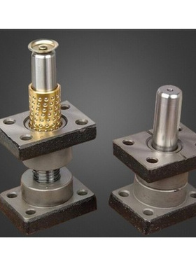 。独立导柱组件 TUB滑动导柱 TUR滚珠导柱 座式带铜套 模具配件