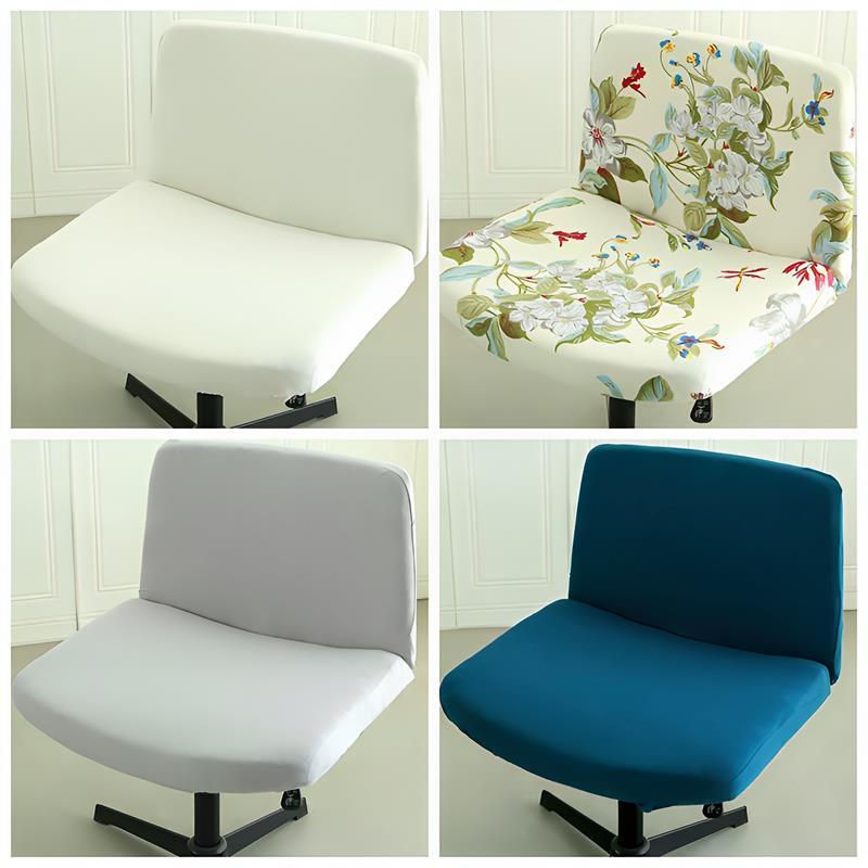 加大宽靠背椅子套罩保护电脑办公室坐垫靠背一体盘腿升降转矮凳座