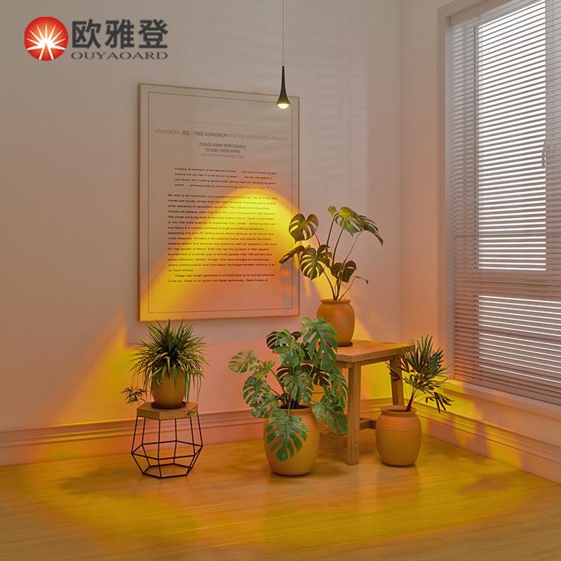 落日夕阳灯入户玄关小吊灯卧室床头可升降气氛灯客厅背景墙照画