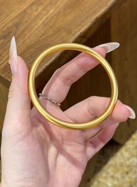 古法传承手镯女黄金色素圈