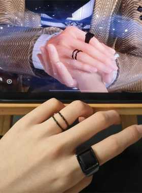 动漫周边恋与深空暗黑高级戒指