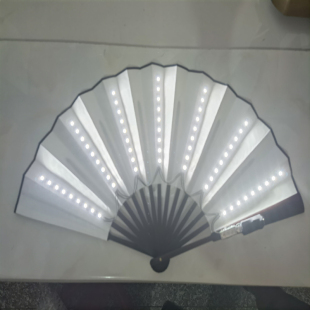 Folding LED Night Show Fan Dancing 推荐 Fluore Lights Glow