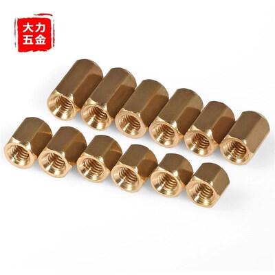 热销黄铜主板隔离柱六角双通铜柱M2.5 M2*3x4x6x7x8x12x16x20x25x