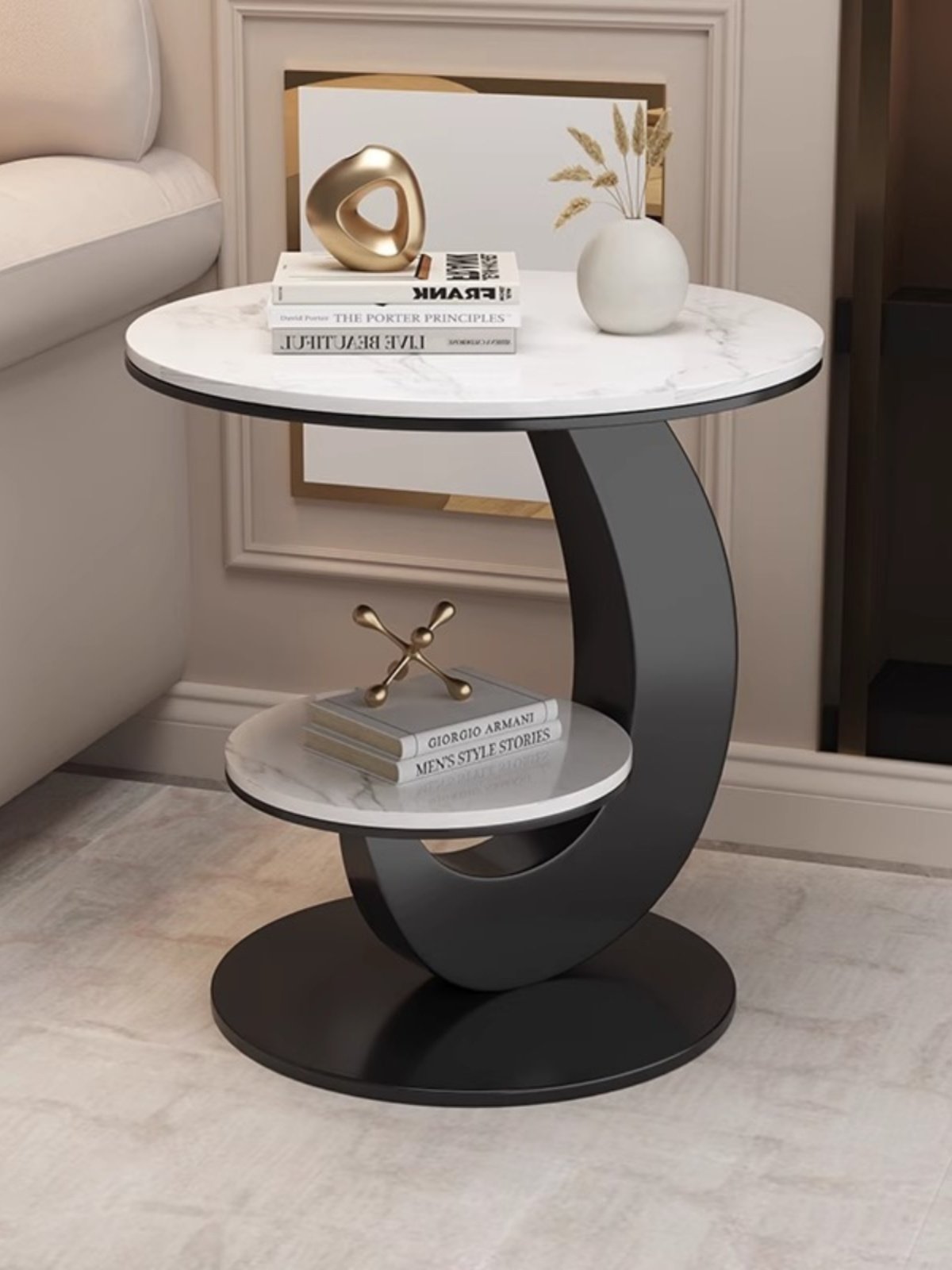 棠克轻奢边几客厅沙发边桌阳台小圆桌高级感创意小桌子家用小茶几,住宅家具,角几/边几,淘宝优惠券,粉丝福利购,淘宝优惠卷