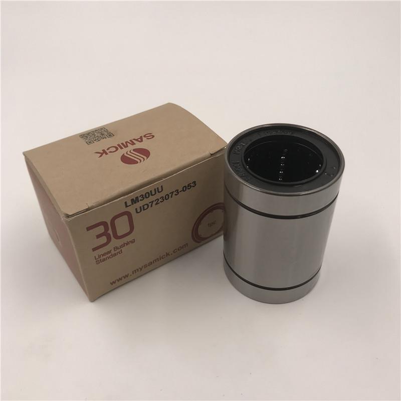 正品进口韩国三益SAMICK标准直线轴承LM25 30 35 40 50 60 80 UU