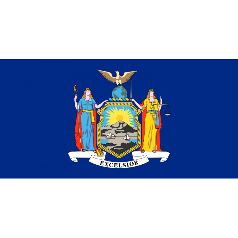 包邮定制美国纽约州旗 90 x 150 cm 3*5ft new york state  flag