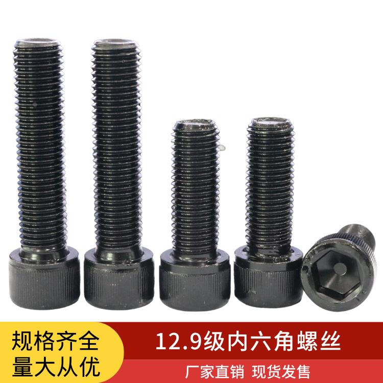 12.9级全牙全螺纹圆柱头内六角螺丝 杯头螺栓M16M18M20M24M14M30