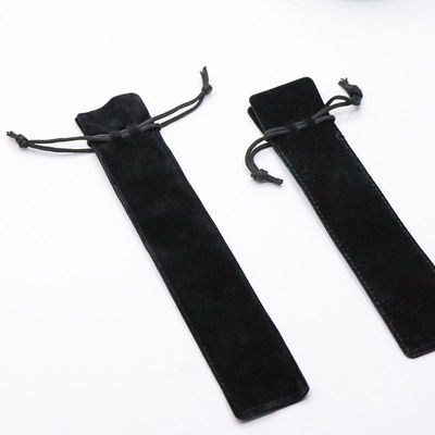 加长笔袋 双面加厚绒布束口笔袋 钢笔铜笔礼品笔袋毛绒布笔袋