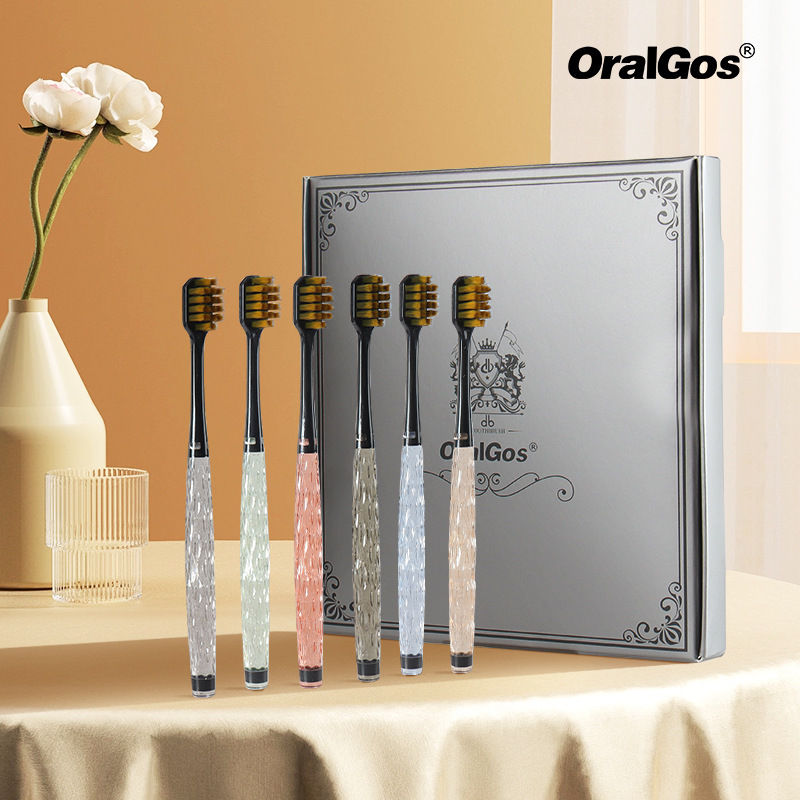 2025新款软毛洁齿神器六支装家庭成人护龈牙刷套装成人