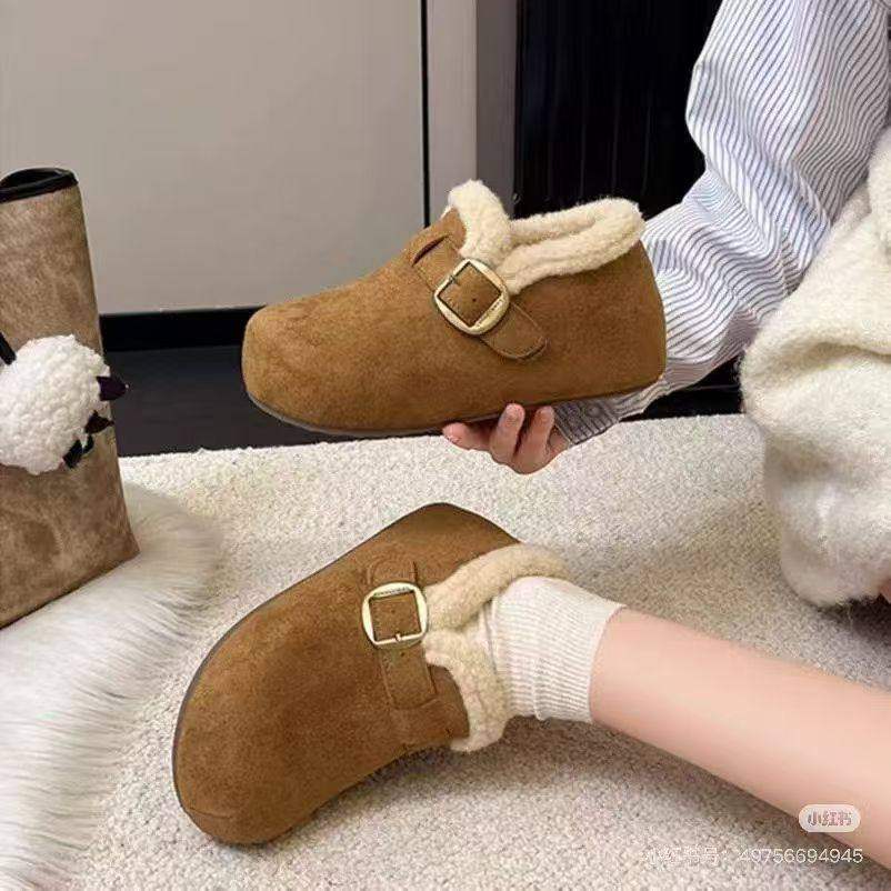 【维也娜老赵专享】AHH3621冬季新款加绒内增高时尚勃肯鞋,女鞋,勃肯鞋/软木鞋,淘宝优惠券,粉丝福利购,淘宝优惠卷